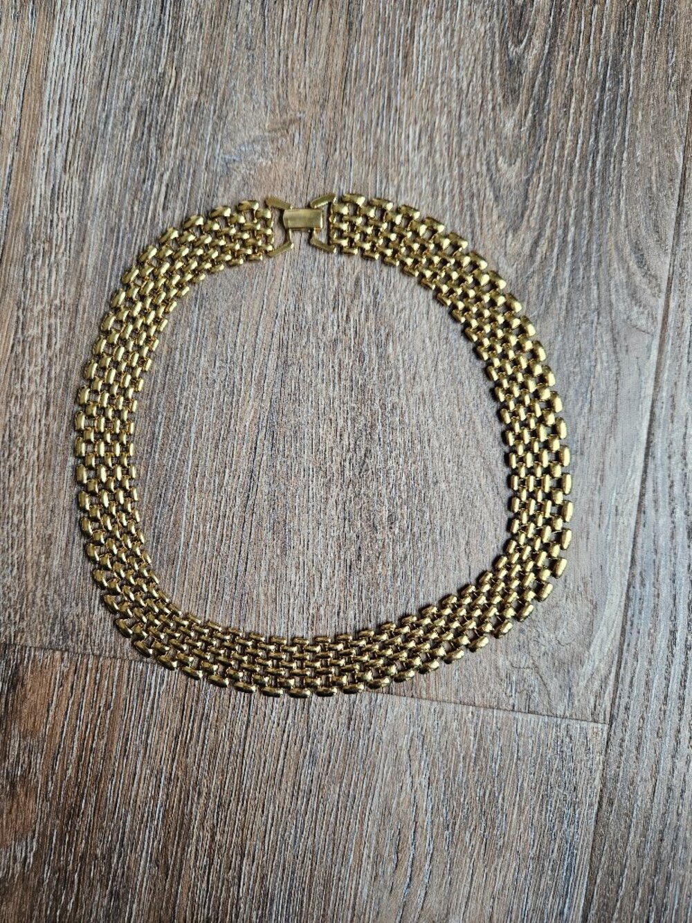 Napier vintage gold chain chunky retro classic collar statement choker necklace